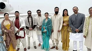 Celebs reach Ayodhya for Ram Mandir ceremony