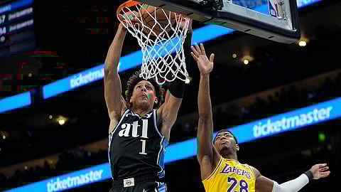 NBA: Atlanta Hawks vs LA Lakers