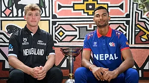 ICC 2023 : Nepal vs New Zealand, ICC U-19 Men's Cricket World Cup: The captains pose for pictures