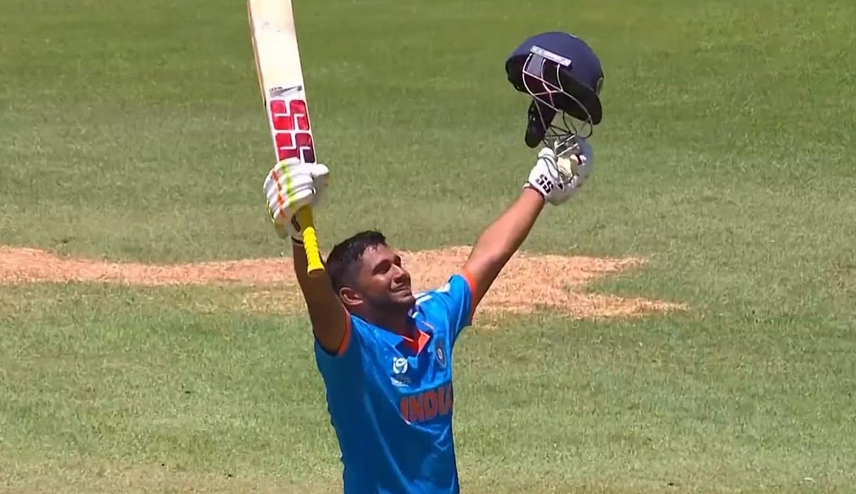 Musheer Khan notches yet another ton in the U-19 CWC - X/ImTanujSingh