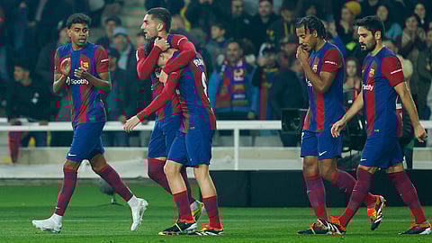 La Liga Soccer Match : Barcelona vs Villarreal