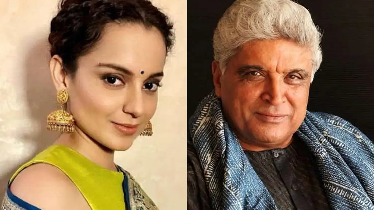 Kangana Ranaut and Javed Akhtar 