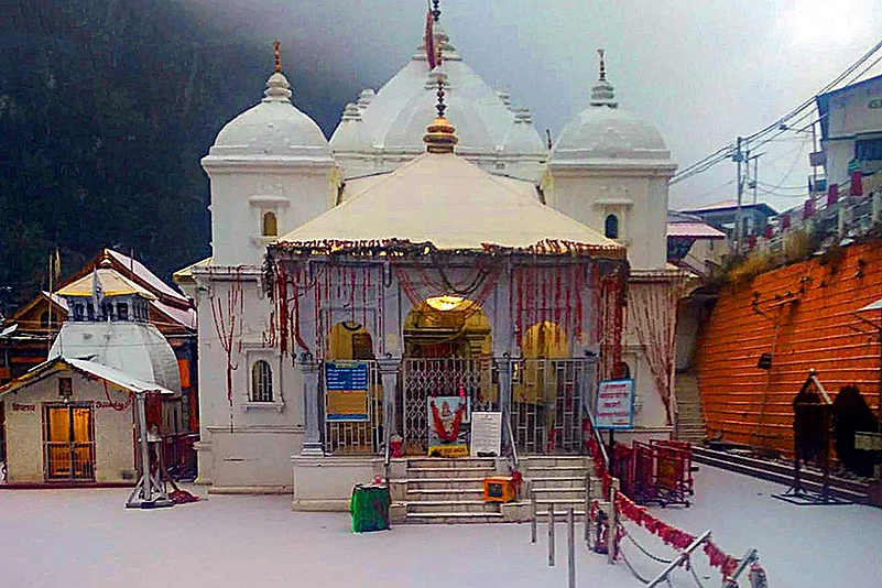 Snowfall in Uttarkashi