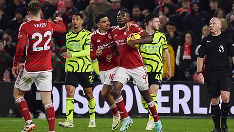 English Premier League: Arsenal vs Nottingham Forest