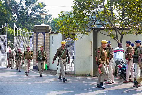 Security at Hemant Soren''s residence in Ranchi