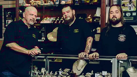 'Pawn Stars' Rick and Corey Harrison and Chumlee