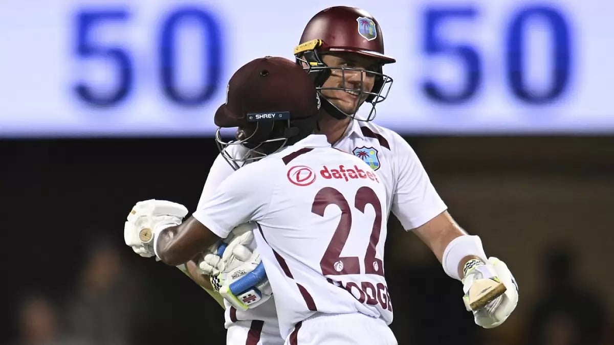 (Photo: AP/ AAP Image) : Australia vs West Indies, 2nd Test: The visitors are en route to a big total after surviving Day 1 