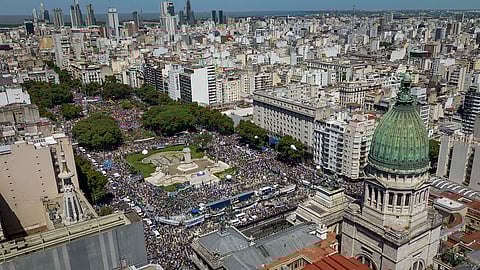 Protest in Argentina