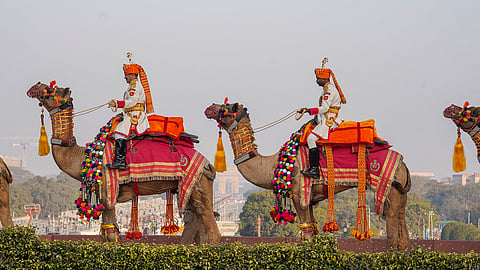 Rehearsal For Beating Retreat Ceremony