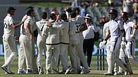 Photo: AP/James Elsby : Australia vs West Indies 1st Test: Day 2 
