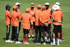 X/BCCI : Indian National Cricket Team in preparation ahead of their 2nd Test against England