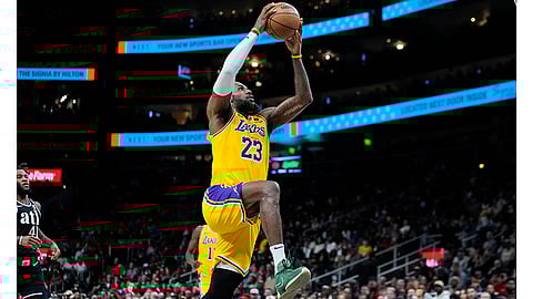 NBA: Atlanta Hawks vs LA Lakers