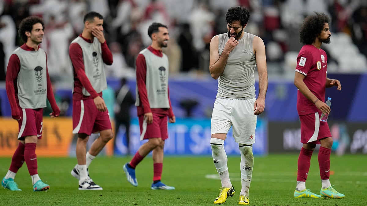 Photo: AP/Aijaz Rahi : AFC Asian Cup 2023: Qatar vs Palestine