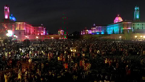 Rehearsal For Beating Retreat Ceremony