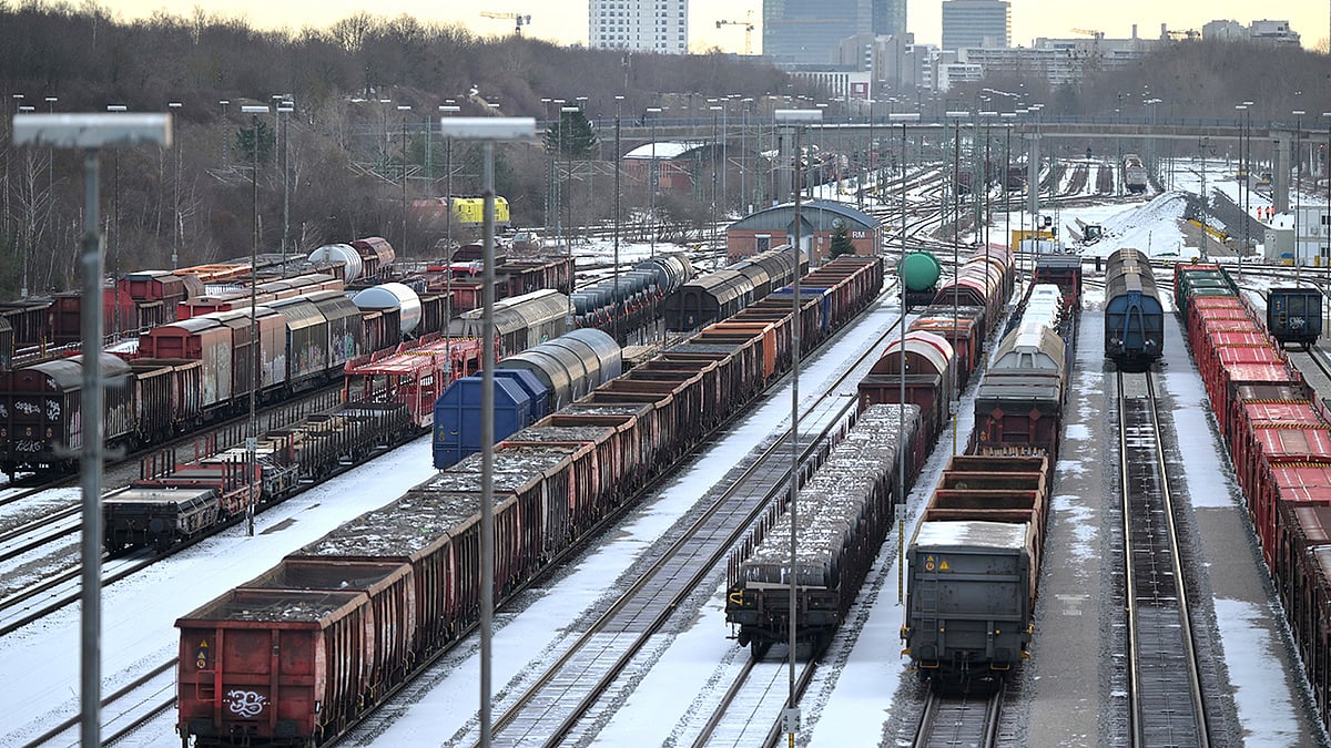 Photo: Peter Kneffel/dpa via AP : Germany Rail strike | 