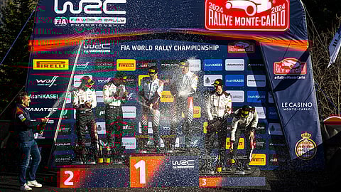 Thierry Neuville , Seastien Ogier, Elfyn Evans