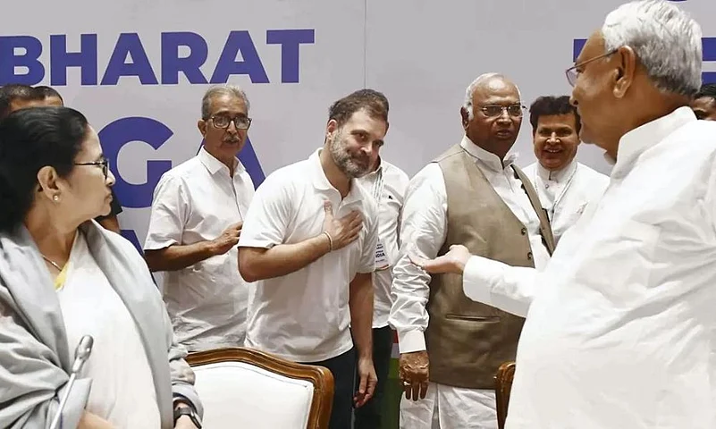 INDIA alliance during it one of its meetings.