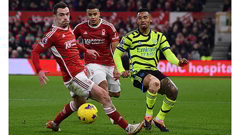 English Premier League: Arsenal vs Nottingham Forest