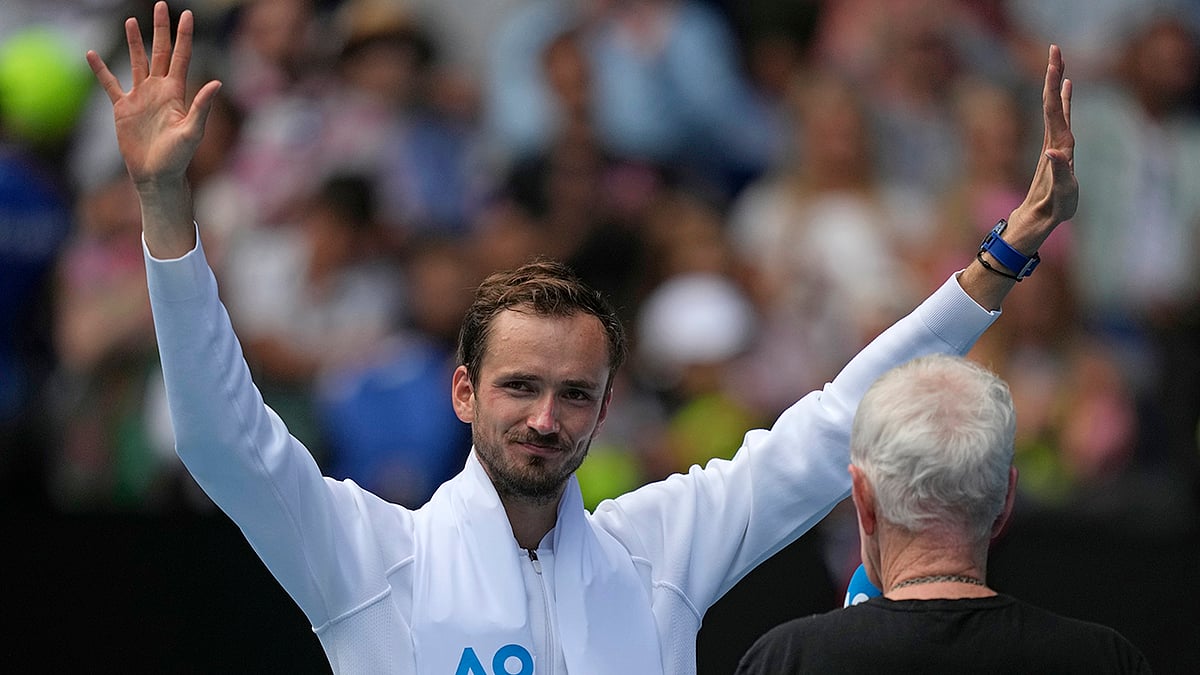 | Photo: AP/Louise Delmotte : Australian Open 2024: Daniil Medvedev vs Hubert Hurkacz 