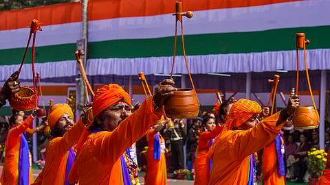 Republic day parade in Kolkata