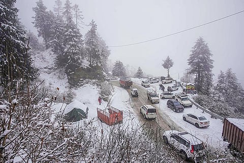Snowfall in Shimla