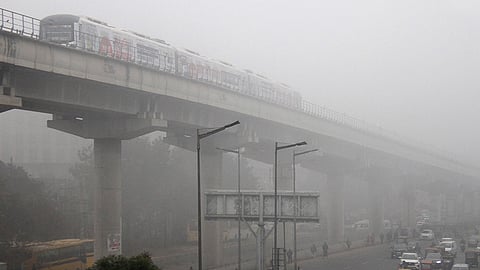 Weather: Fog in Gurugram