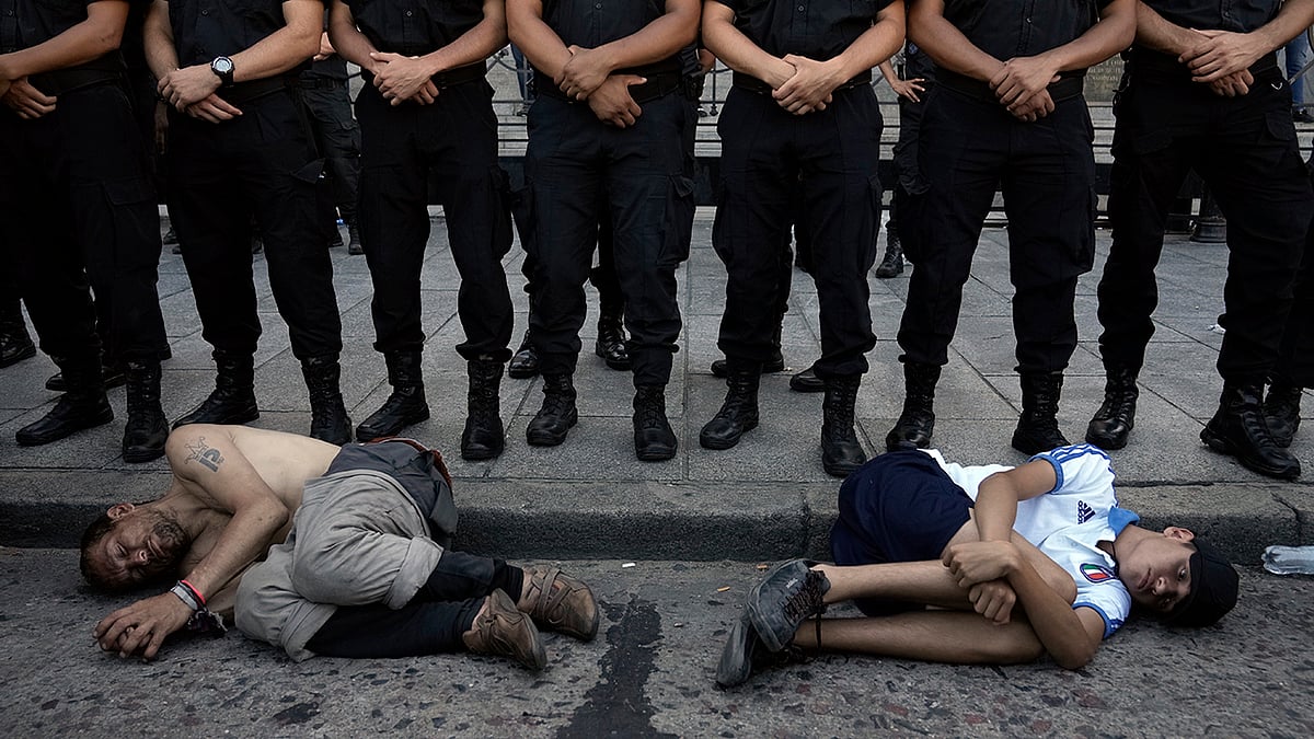 | Photo: AP/Rodrigo Abd : Argentina Strike 