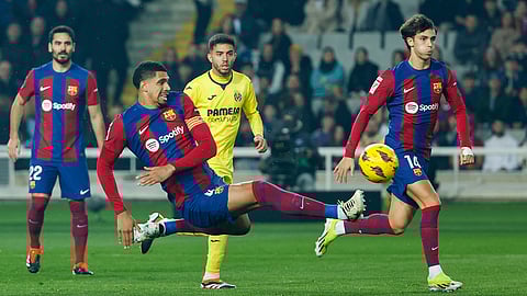 La Liga Soccer Match : Barcelona vs Villarreal