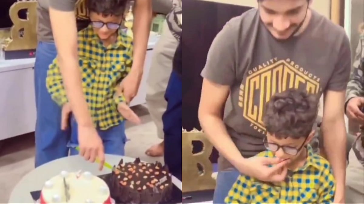 X : Munawar Faruqui and his son, Mikhail