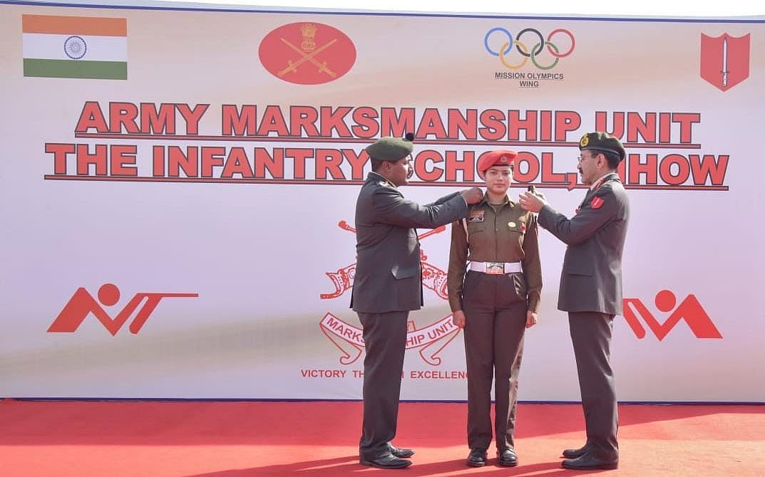 X/@adgpi : Trap shooter Preeti Rajak becomes Indian Army's first Woman Subedar 
