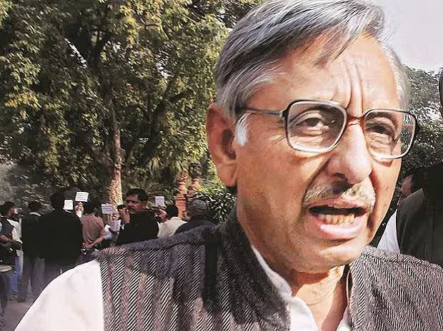 PTI : Congress leader Mani Shankar Aiyar.
