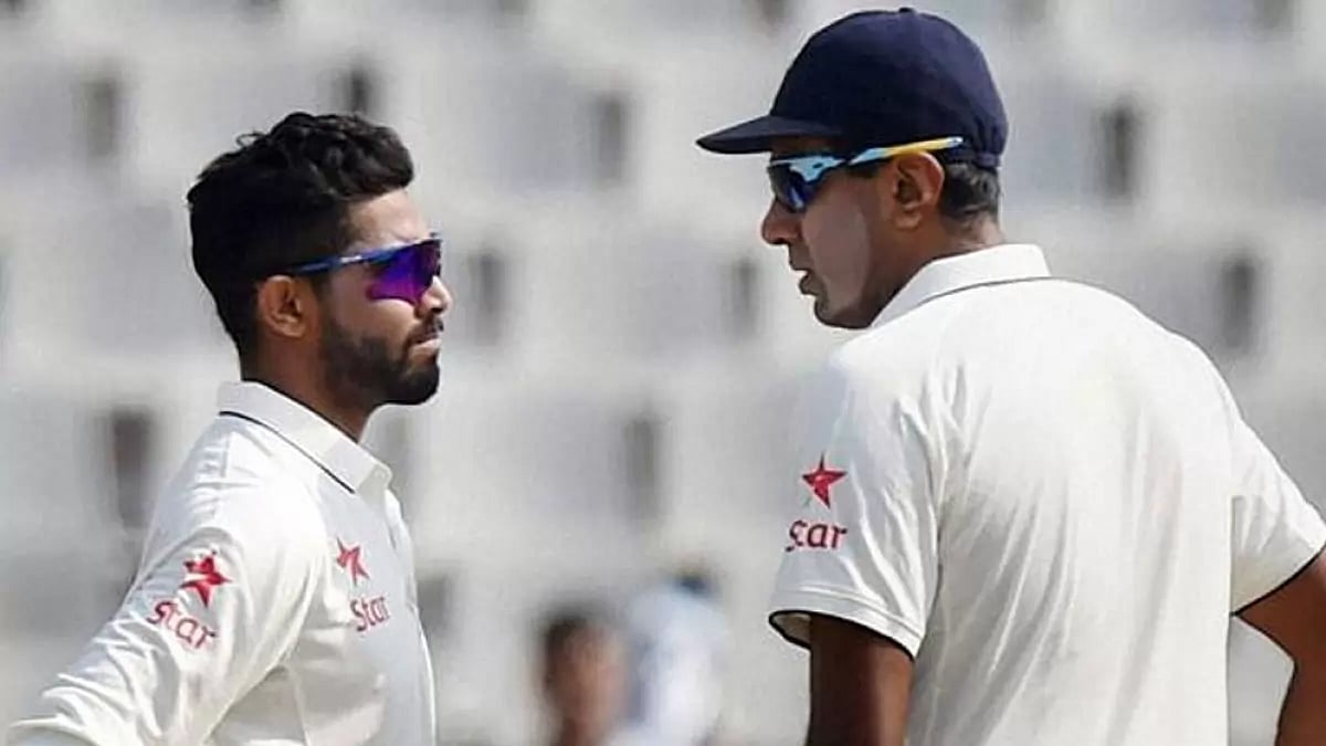 File photo of India's spin twins Ravichandran Ashwin (R) and Ravindra Jadeja - PTI