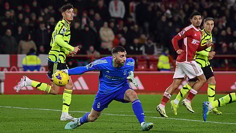 English Premier League: Arsenal vs Nottingham Forest
