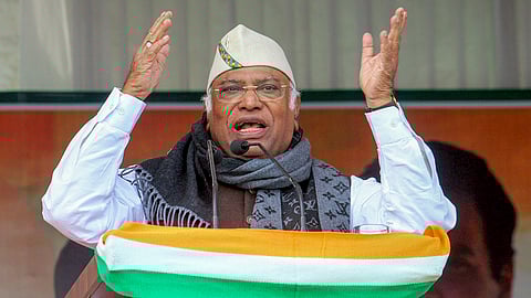 Kharge addresses workers conference