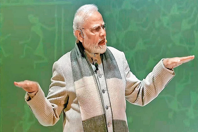 In the Driver’s Seat: The liberal intelligentsia is failing to make sense of the phenomenon he represents or to mount a meaningful critique of it - Photo: PTI