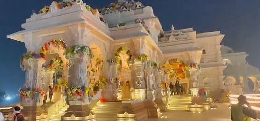 Jheelam : Illuminated Ram Mandir in Ayodhya