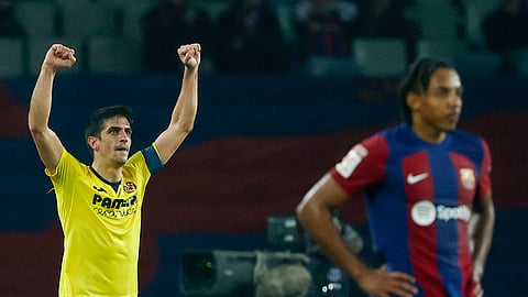 La Liga Soccer Match : Barcelona vs Villarreal