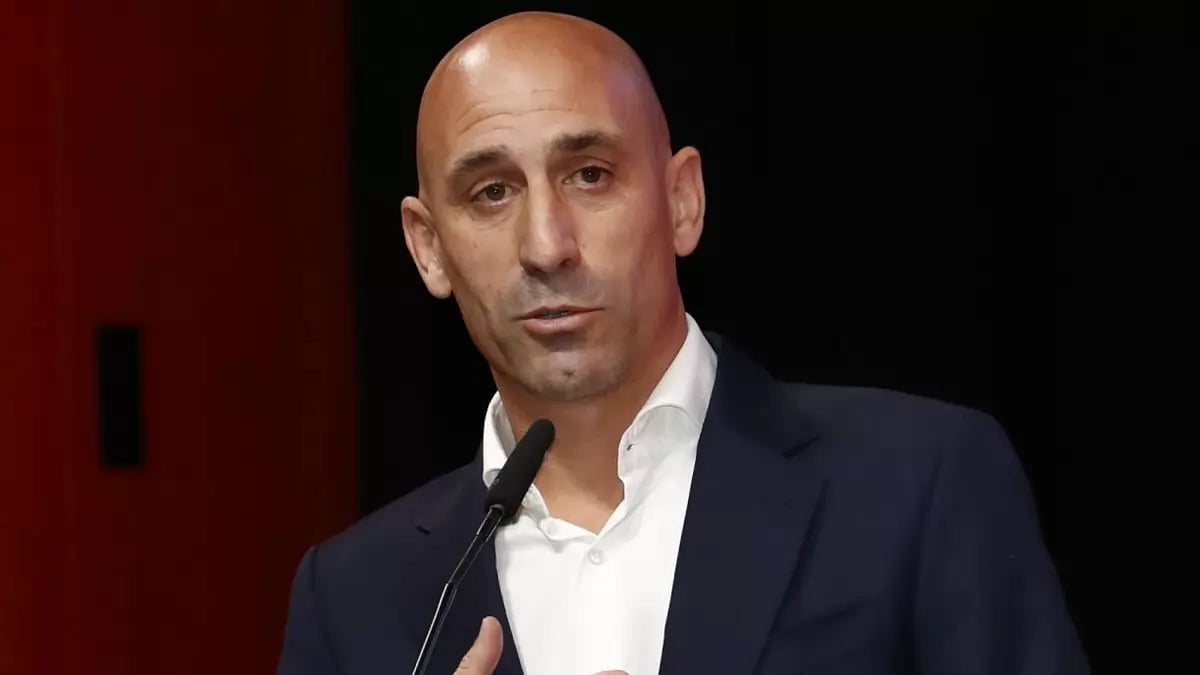 Europa Press via AP : Luis Rubiales 
