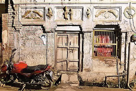 A Gimpse of Old Ayodhya: Facade of a house