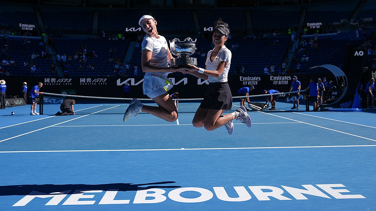 Photo: AP/Andy Wong : Australian Open Tennis