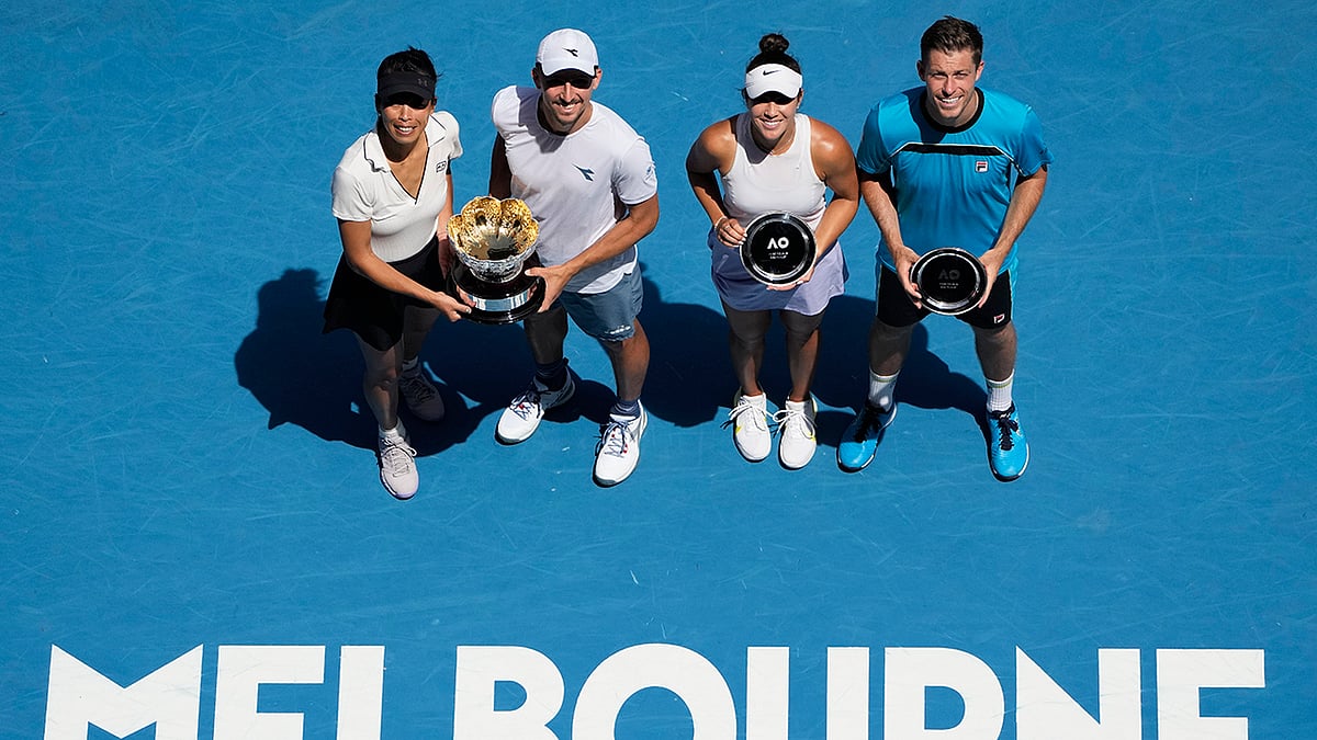 | Photo: AP/Louise Delmotte : Australian Open 2024 Mixed Doubles Final 