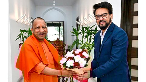Yogi, Thakur meet