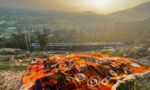 Australian artist Dena Lawrence's carpet creations