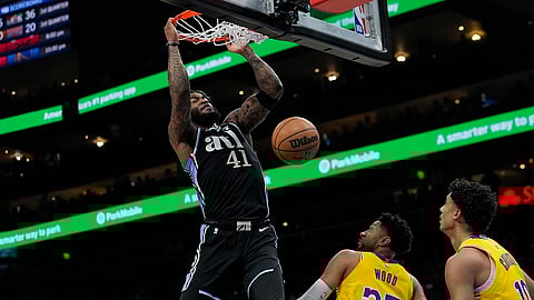 NBA: Atlanta Hawks vs LA Lakers