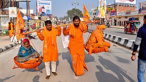 Devotees in Ayodhya