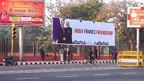 Preparations in Jaipur for French Prez visit