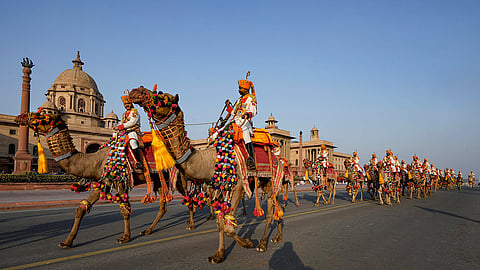 Rehearsal For Beating Retreat Ceremony