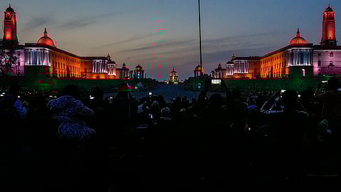 Rehearsal For Beating Retreat Ceremony