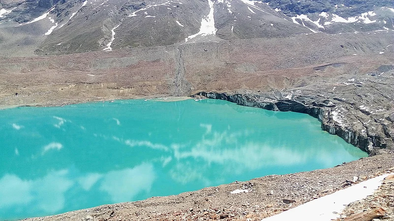 Gepang Gath, a glacial lake in Himachal Pradesh