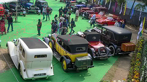 Vintage car exhibition in Kolkata
